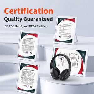 Wireless bluetooth headset QERE E80 Earphone 5.3 ANC Noise Cancellation Hi-Res Audio Over the Ear headphones 70H 40mm Driver2.4G