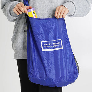 Hot Trend Vault Oein reusable foldable shopping bag, eco-friendly with large capacity, shown folded and open for eco-conscious shoppers.