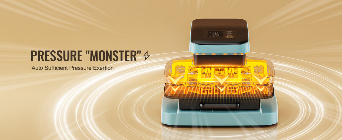 SucceBuy Auto Heat Press Machine 15x15in Auto Release Heats Up Fast and Evenly Sublimation Heat Press for T Shirts Sublimation