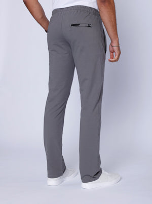 Men's athletic sweatpants by Hot Trend Vault, straight tall fit, in premium grey fabric, designed for all-day comfort.