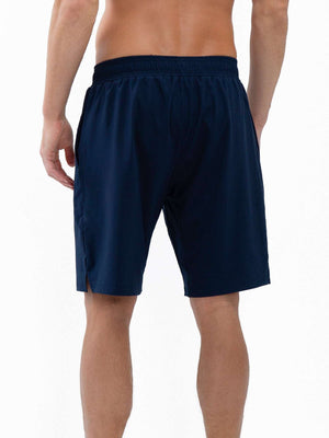 Men's Classic Performance tennis shorts by Hot Trend Vault in midnight color, breathable fit, designed for active wear.