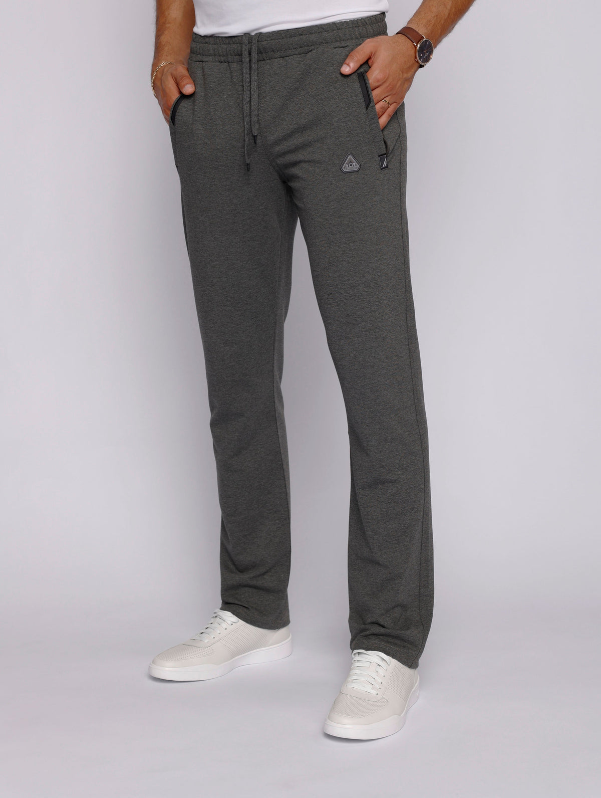 Men's athletic sweatpants by Hot Trend Vault with long inseam, straight tall fit, designed for all-day comfort and casual wear.