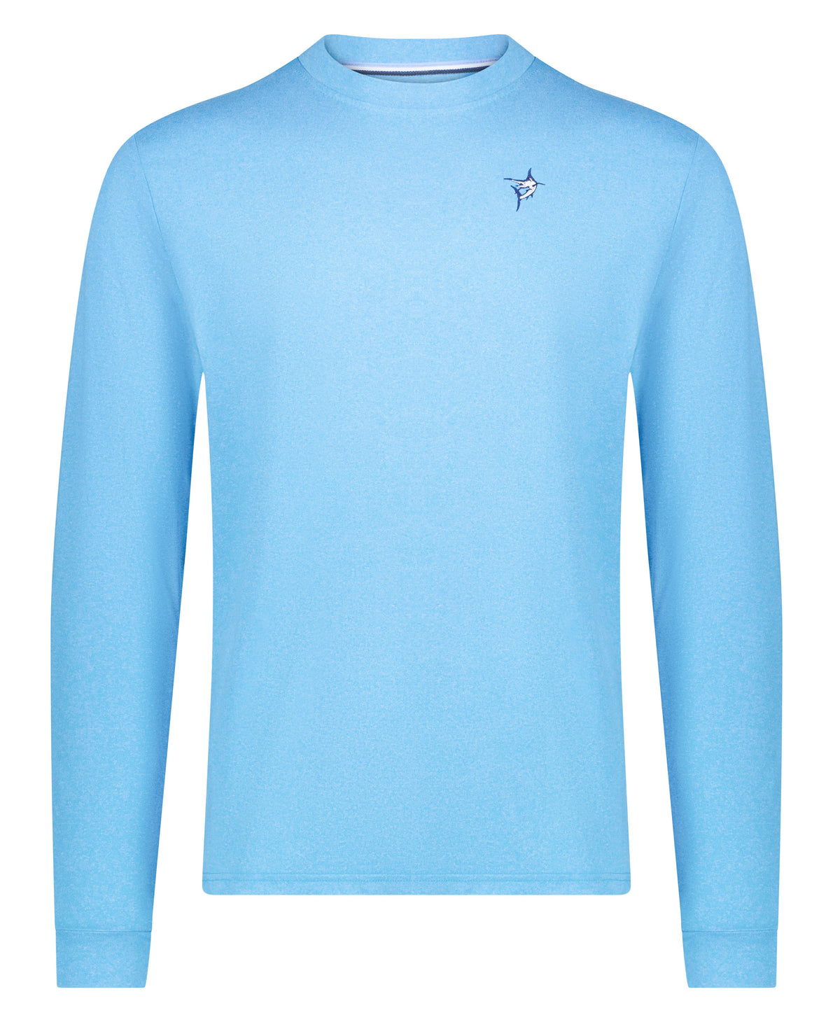 Hot Trend Vault Dockside Performance long sleeve shirt in black with UV50 fabric, 360 flex stretch, and quick-dry features.