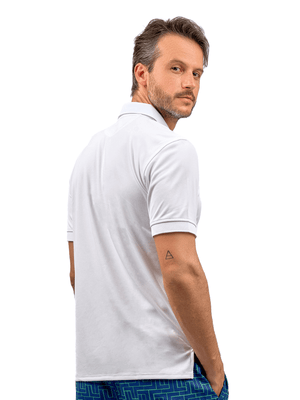 Men's Spin Polo Shirt by Hot Trend Vault, performance shirt designed for tennis and golf, featuring breathable fabric and sporty fit.