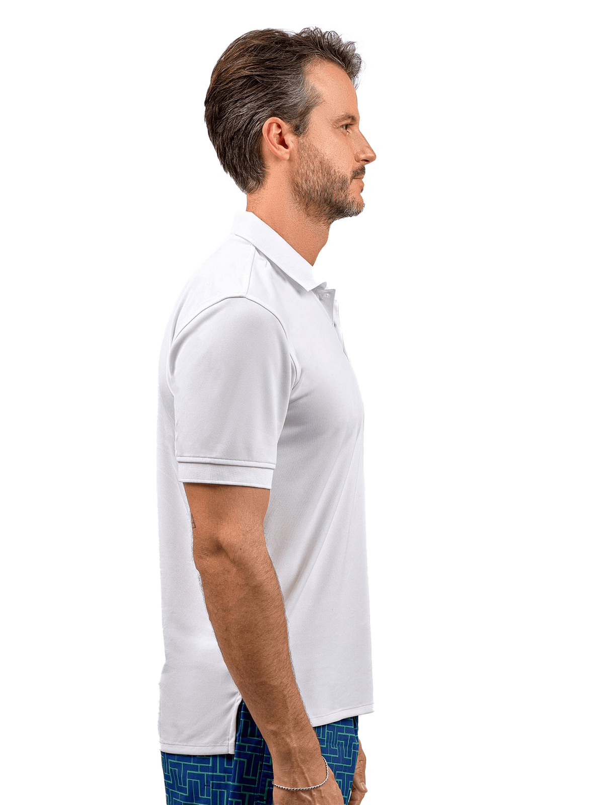 Men's Hot Trend Vault Spin Polo Shirt for tennis and golf, lightweight performance shirt with breathable fabric and sporty fit.