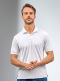 Men's Hot Trend Vault Spin Polo Shirt designed for tennis and golf, featuring breathable fabric and sporty fit.