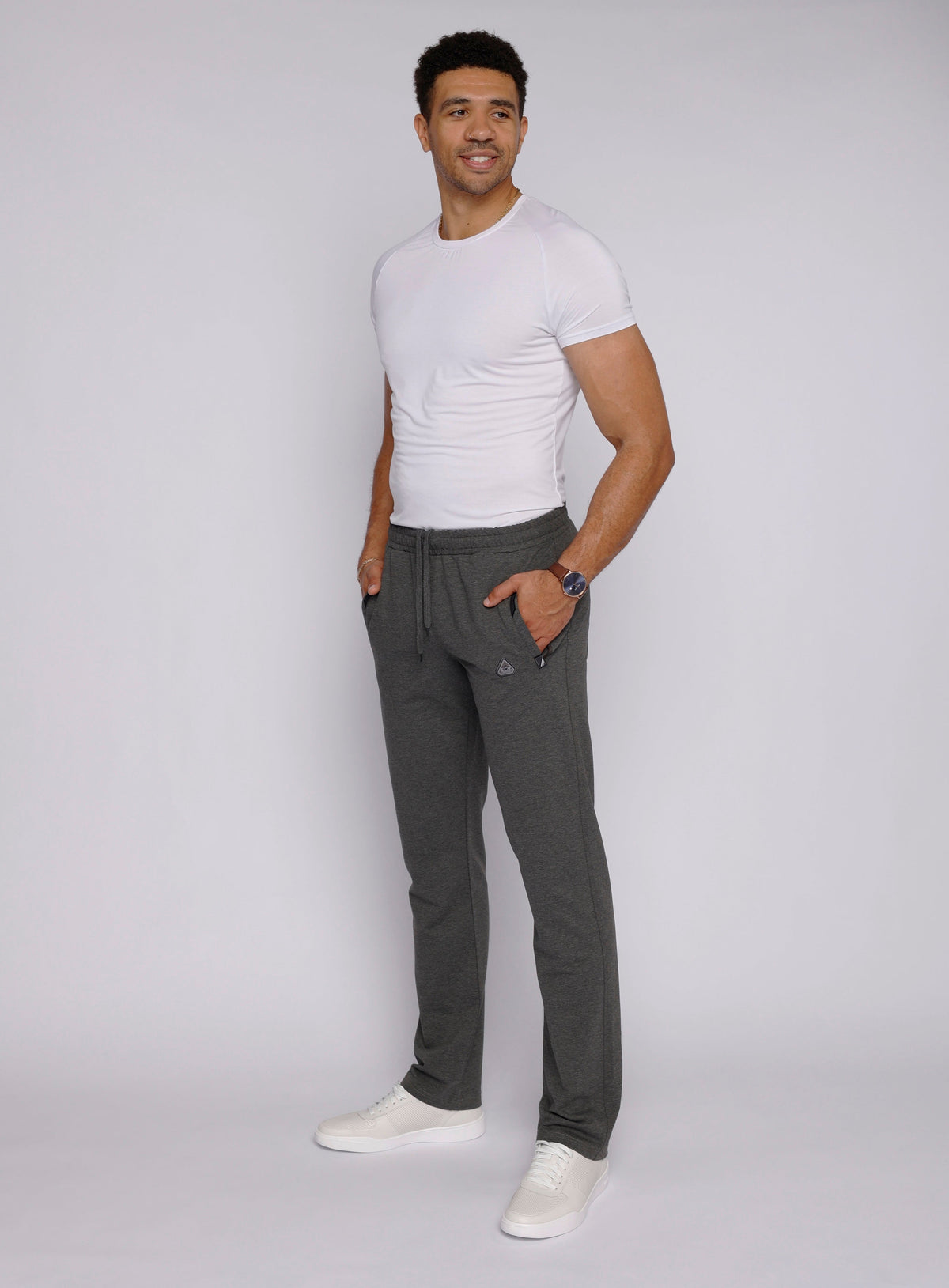Men's athletic sweatpants from Hot Trend Vault in tall fit, straight style, designed for all-day comfort and casual wear.