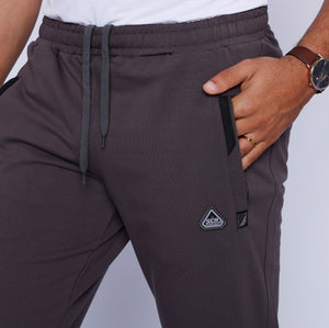 Men's black athletic sweatpants from Hot Trend Vault with a straight-leg fit and 36-inch inseam, designed for all-day comfort.